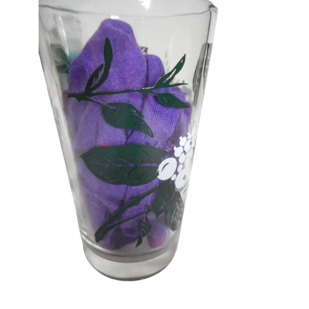 MCM Peanut Butter Drinking Juice Glass Tumbler Snowberrys Estate find 5" - Picture 5 of 6